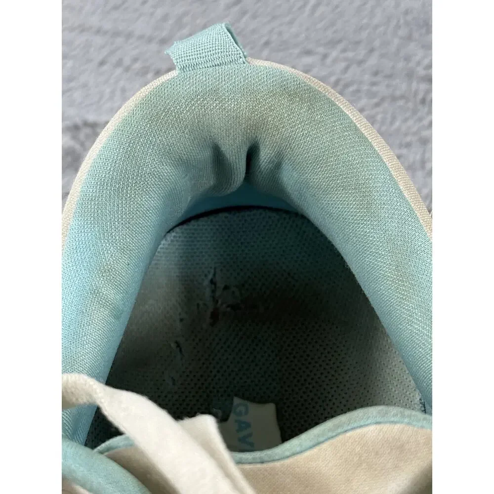 HOKA Gaviota 5 Womens Size 9.5B Running Shoes Size 10 White Teal